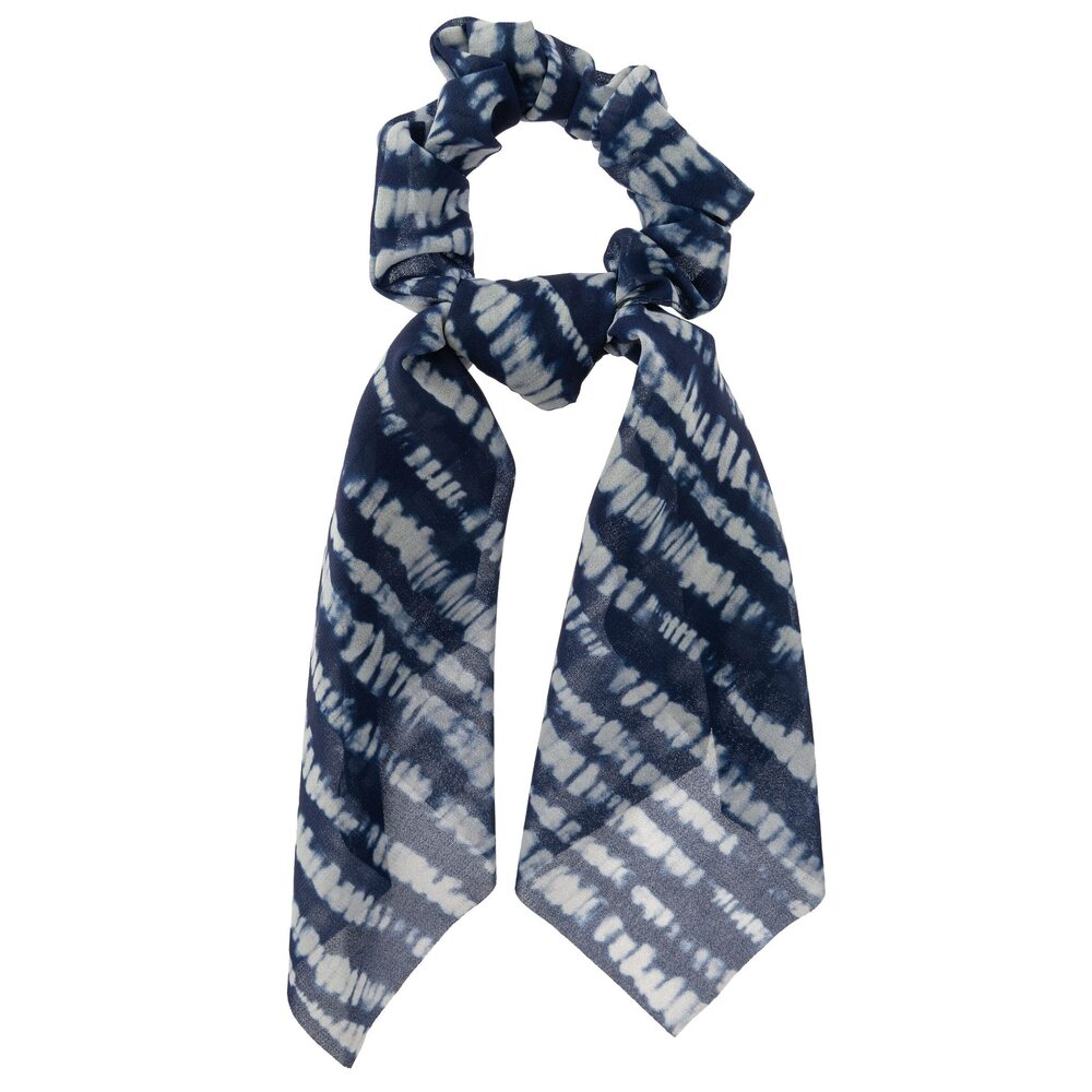 7892 Hair Scarves Scrunchie and Scarf Set Chiffon Ponytail Hair Scarves